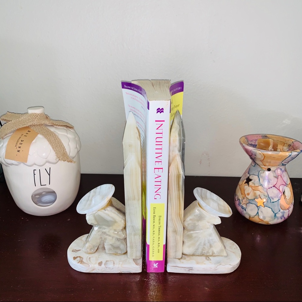 EUC Marble Book holder/stand